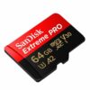 64GB Micro SDXC Extreme Pro A2 Sandisk Memory Card (SDSQXCU-064G-GN6MA) - Image 2