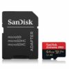 64GB Micro SDXC Extreme Pro A2 Sandisk Memory Card (SDSQXCU-064G-GN6MA)