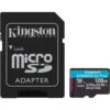 128GB Kingston Canvas Go! Plus Class 10 MicroSDXC Memory Card with SD Adapter (SDCG3/128GB) - Image 4