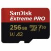 256GB Micro SDXC Extreme Pro Sandisk Memory Card (SDSQXCD-256G-GN6MA) - Image 2