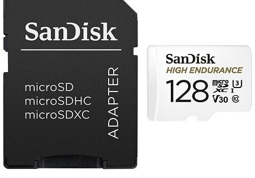 128GB SanDisk Video Monitoring Card