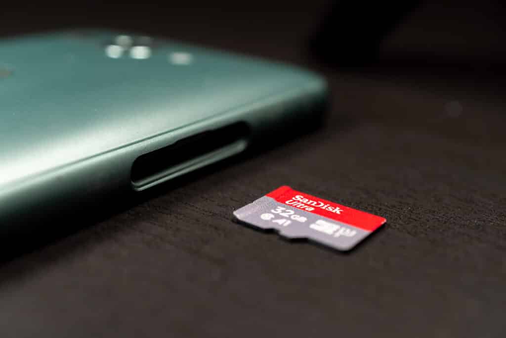 MicroSD Android Phone Storage