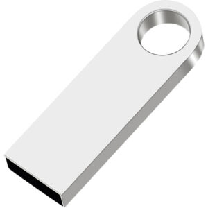 1GB Metal Style Flash Drives Blank/Non-branded - SILVER