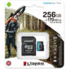 256GB Kingston Canvas Go! Plus Class 10 MicroSDXC Memory Card with SD Adapter (SDCG3/256GB) - Image 2