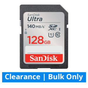 128GB SD Ultra Sandisk Memory Card (SDSDUNB-128G-GN6IN) BULK IN CASES ONLY