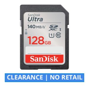 128GB SD Ultra Sandisk Memory Card (SDSDUNB-128G-GN6IN) BULK IN CASES ONLY