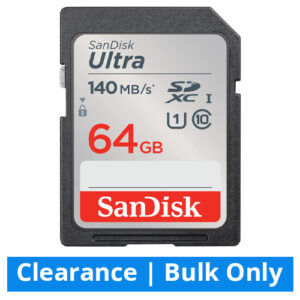 64GB SDXC Ultra Sandisk Memory Card (SDSDUNB-064G-GN6IN) BULK IN CASES ONLY