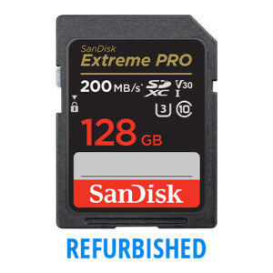 128GB SD Extreme Pro SDXC UHS-I Sandisk Memory Card (SDSDXXD-128G-GN4IN) REFURBISHED IN CASES