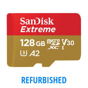 128GB Micro SDXC Extreme Sandisk Memory Card (SDSQXAA-128G-GN6MN) REFURBISHED IN CASES