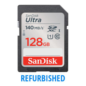 128GB SD Ultra Sandisk Memory Card (SDSDUNB-128G-GN6IN) REFURBISHED IN CASES