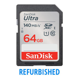 64GB SDXC Ultra Sandisk Memory Card (SDSDUNB-064G-GN6IN) REFURBISHED IN CASES