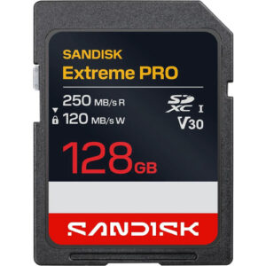 128GB SanDisk Extreme Pro SDXC UHS-I Memory Card (SDSDXXJ-128G-GSCIN)