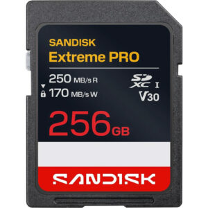 256GB SanDisk Extreme Pro SDXC UHS-I Memory Card (SDSDXXJ-256G-GSCIN)