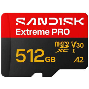 512GB SanDisk Extreme Pro MicroSDXC Memory Card (SDSQXCJ-512G-GS6MA)
